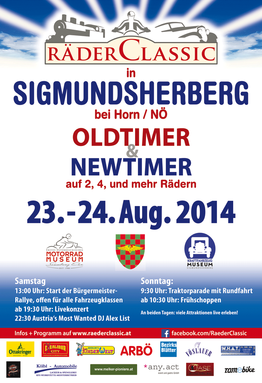 Plakat Räder Classic 2014